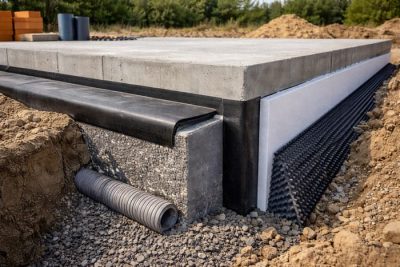 Какие бывают слои гидроизоляции фундамента?